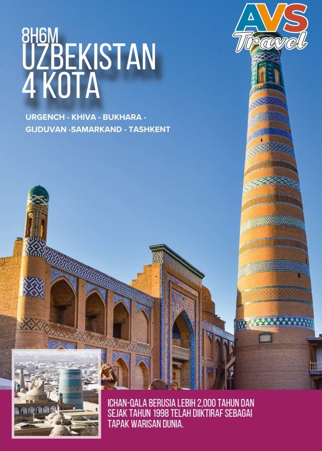 8D6N Uzbekistan 4 Kota